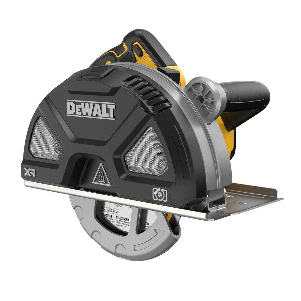 imageDEWALT 20V MAX XR 714 in Metal Cutting Circular Saw Tool Only DCS383B