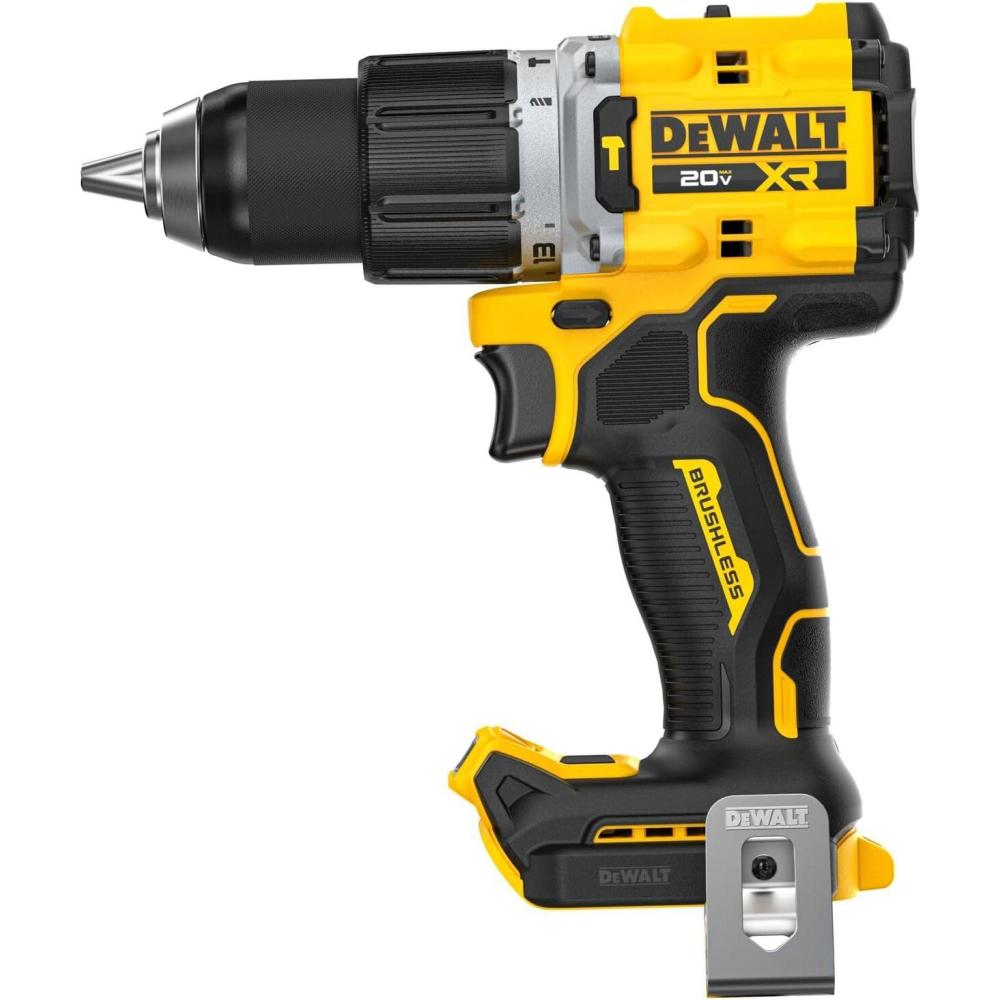 imageDEWALT 20V MAX XR Brushless Cordless 12 in Hammer Drill Tool Only DCD806B