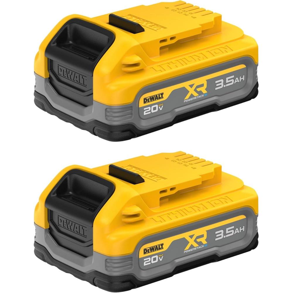 imageDEWALT 20V MAX XR POWERSTACK 35Ah Battery Kit 2 Pack DCBP3202