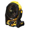 imageDEWALT 20V MAX Cordless Jobsite Fan Battery Powered Rechargeable Fan Portable Battery and Charger Included DCE512P1
