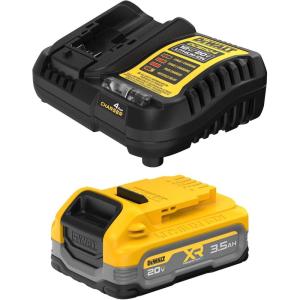 DEWALT 20V MAX XR POWERSTACK 3.5 Ah Power Tool Battery and Charger Kit (DCBP320C)