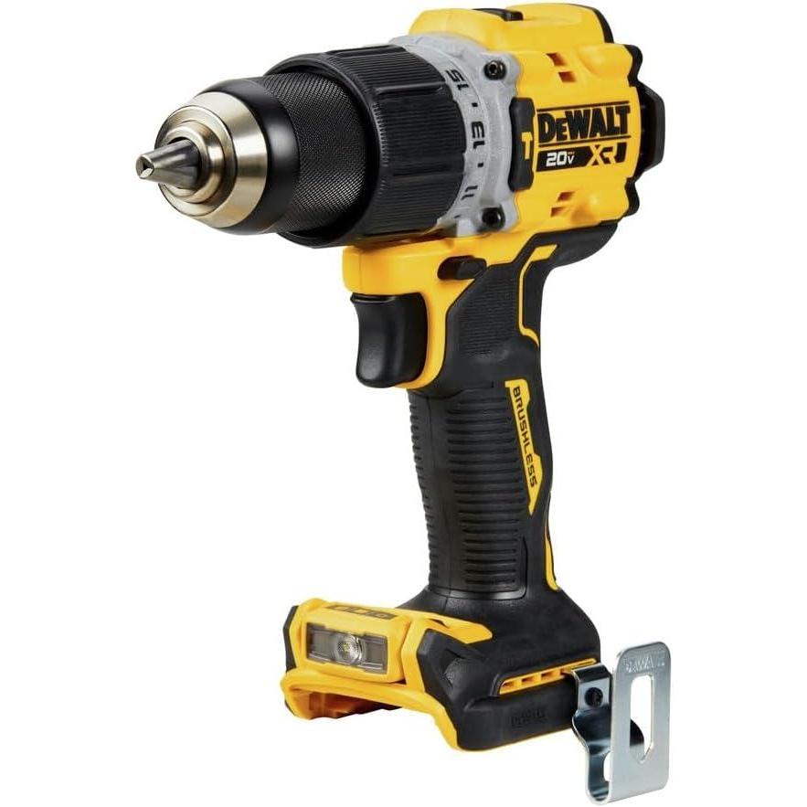 imageDEWALT 20V MAX Hammer Drill 12 Cordless and Brushless Compact With 2Speed Setting Bare Tool Only DCD805B