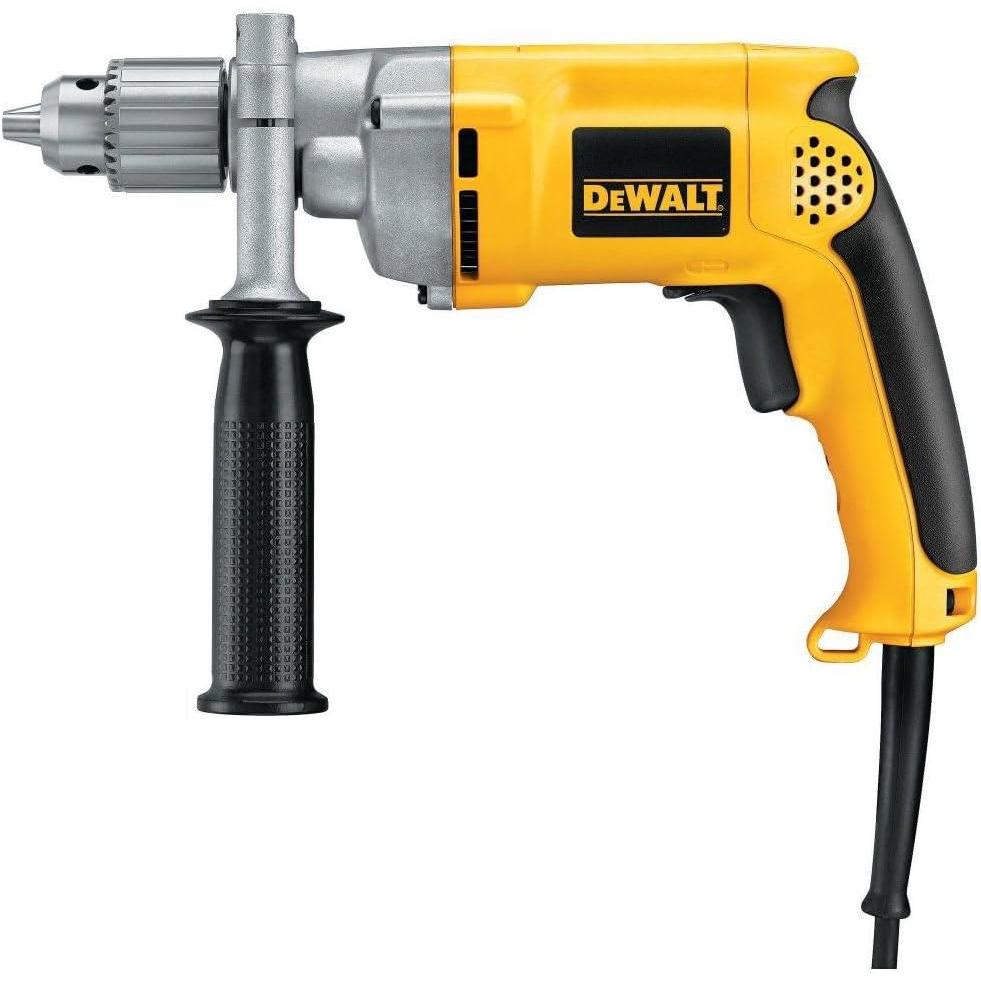 imageDEWALT Corded Drill 78Amp 12Inch Variable Speed Reversible DW235G YellowDrill Only