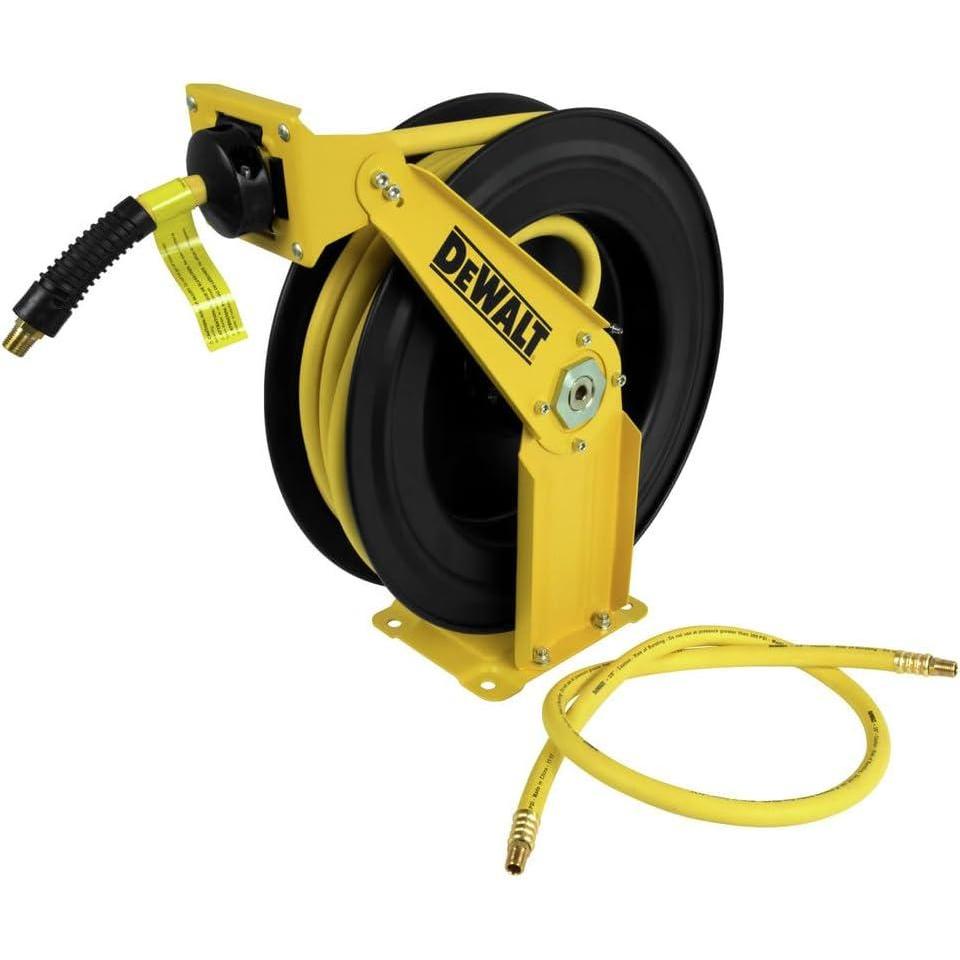 imageDeWalt DXCM0240343 Double Arm Hose Reel with 38 x 50 Premium Rubber Hose
