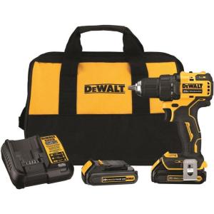 DEWALT ATOMIC 20V MAX* Cordless Drill/Driver Kit, Compact, 1/2-Inch (DCD708C2)