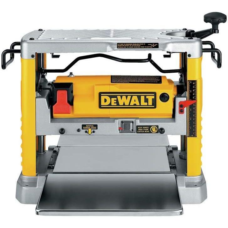 imageDEWALT Benchtop Planer 15Amp 1212Inch 3Knife Cutter 20000 RPM Corded DW734