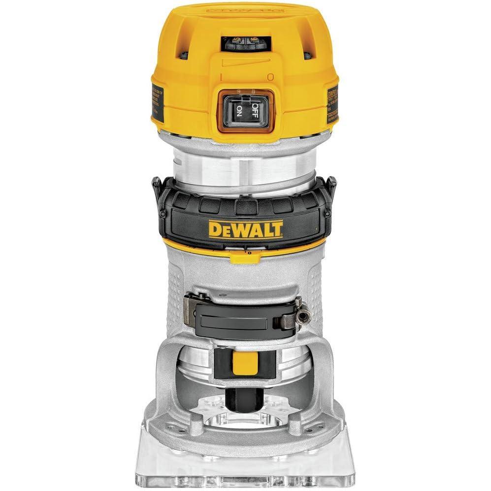 imageDEWALT Router Fixed Base 114 HP 77Amp Variable Speed Trigger Corded DWP611Router