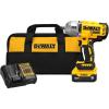 imageDEWALT 20V MAX Cordless Impact Wrench with Hog Ring Anvil Brushless High Torque 12 Impact Gun 4Mode Speed Includes Battery Charger and Kit Bag DCF900P1Impact Wrench Kit