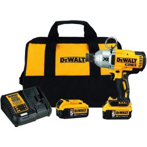 DEWALT 20V MAX* XR Cordless Impact Wrench Kit with Quick Release Chuck (DCF898P2)