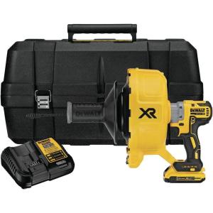 DEWALT 20V MAX XR Drain Snake Kit, Brushless (DCD200D1)