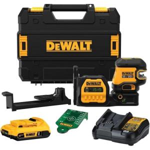 DEWALT 20V/12V MAX Laser Level, 3 x 360, Green, Bare Tool Only (DCLE34030GB)(Laser Kit)