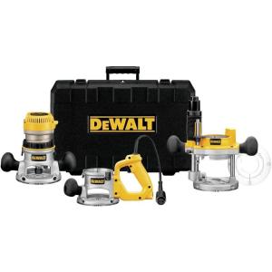 DEWALT Router, Fixed/Plunge Base Kit, 12-Amp, 2-1/4-HP (DW618B3)(Router)