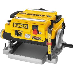 DEWALT Thickness Planer, 13-inch Wood Planer, Three Knife Two Speed, 15 Amp, 20,000 RPM Motor (DW735X)(2-Speed Planer 13″)