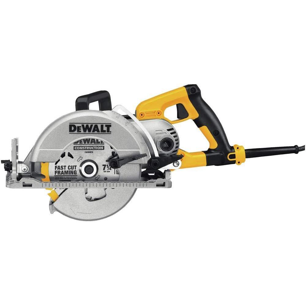 imageDEWALT 714Inch Circular Saw 15Amp Worm Drive Corded DWS535B714Inch