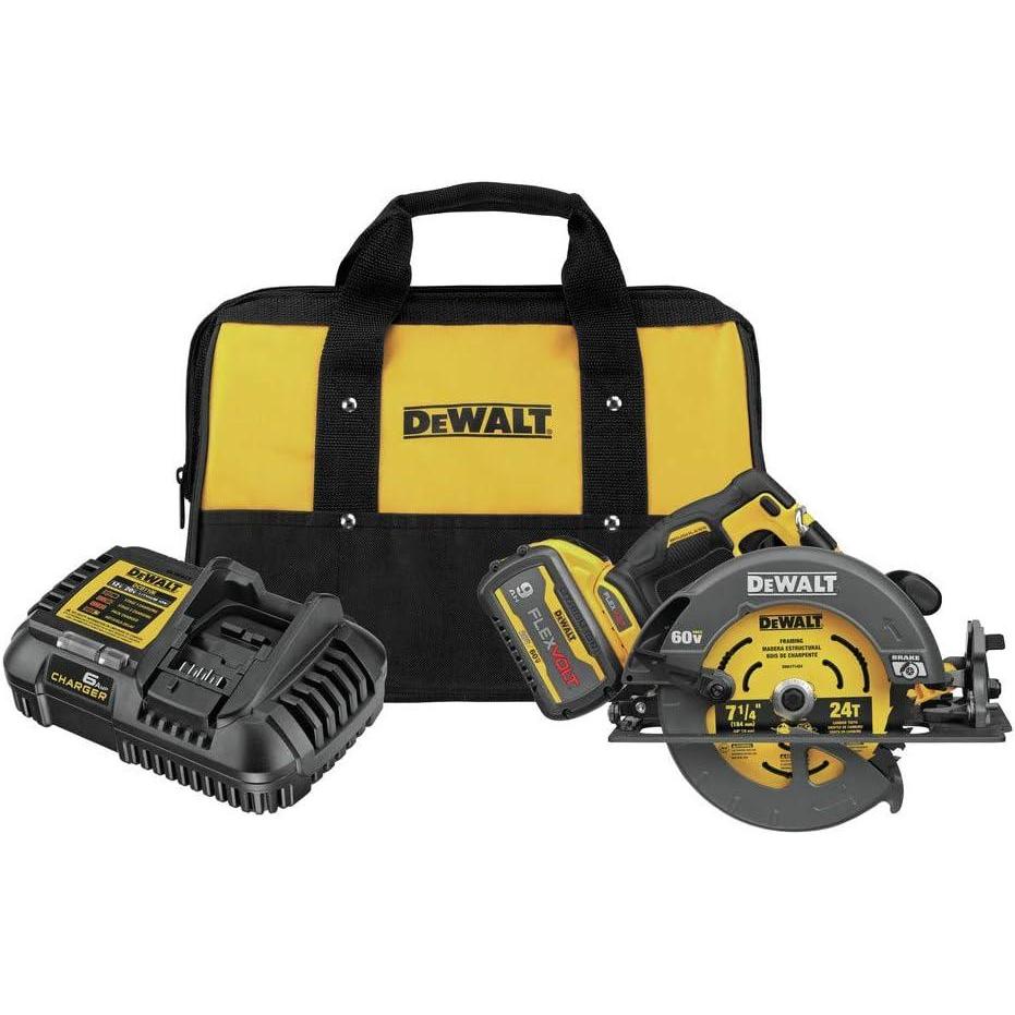imageDEWALT FLEXVOLT 60V MAX Circular Saw with Brake Kit 714Inch DCS578X1