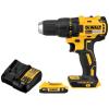 imageDEWALT 20V MAX Cordless Drill Driver Set Electric Drill Brushless 12 In 2 Speed 20 Ah Battery and Charger Included LED Light DCD777D1