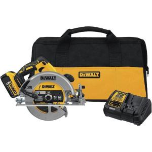 DEWALT 20V MAX* 7-1/4-Inch Cordless Circular Saw with Brake Kit (DCS570P1)(Circular Saw & Brake Kit)