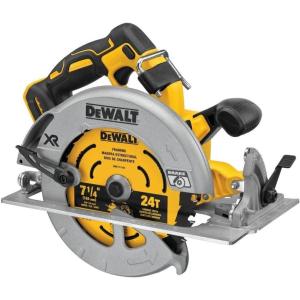 DEWALT 20V MAX* XR® BRUSHLESS 7-1/4″ CIRCULAR SAW WITH POWER DETECT™ (Tool Only) (DCS574B)