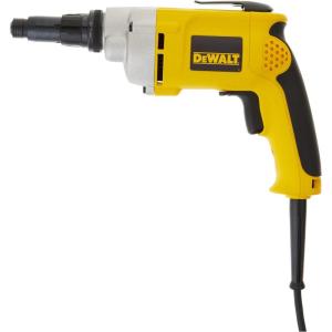 DEWALT Drywall Screw Gun, Variable Speed Reversible, 6.5-Amp (DW267), 0.25(Screwdriver Only)