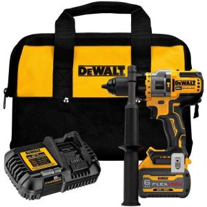DEWALT FLEXVOLT ADVANTAGE 20V MAX* Hammer Drill, Cordless, 1/2-Inch (DCD999T1)