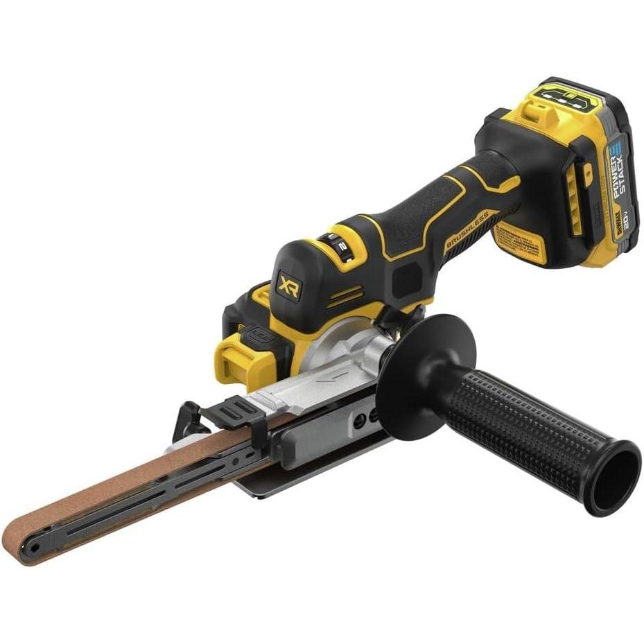 imageDEWALT 20V MAX XR Cordless Bandfile Power Tool Belt Sander Bare Tool Only DCM200BKit with Battery