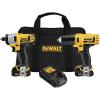 imageDEWALT 12V MAX Impact Driver and Drill Combo Kit with Battery and Charger Included DCK211S2Combo Kit