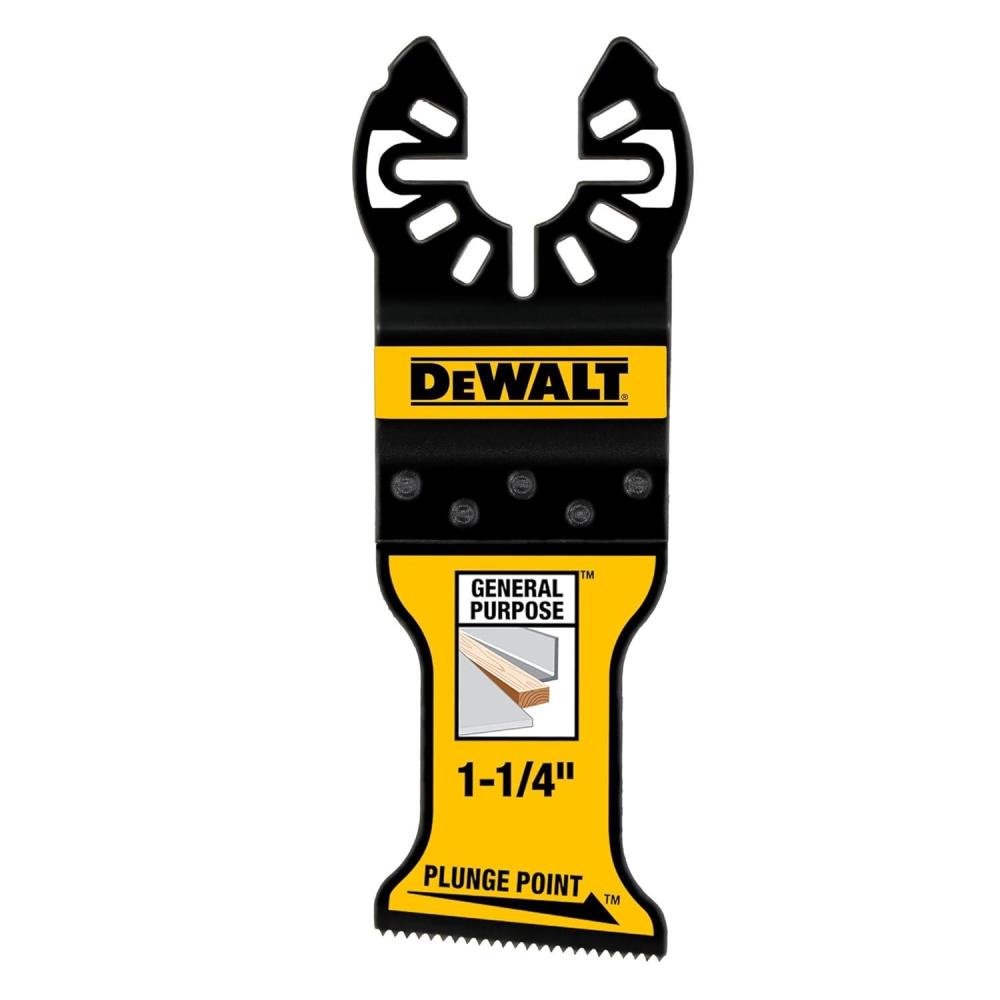 imageDEWALT 1 14 PLUNGEPOINT Oscillating Tool Blade General Purpose Blade 10 Pack DWA4258B10 Pack