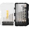 imageDEWALT 12 Pc Black and Gold Drill Bit Set Premium Finish Impact Driver Bit Set for Metal Plastic and Wood DWAH1182 DWAH1182