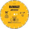 imageDEWALT 14 in Circular Saw Blade Dry Wet Segmented Rim Diamond Blade 1 in Arbor Size Extended Performance DWA47421 DWA47421