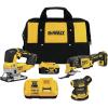 imageDEWALT 20V MAX Power Tool Combo Kit Cordless Woodworking 3Tool Set with 5ah Battery and Charger DCK300P1