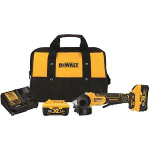 DEWALT 20V MAX* Angle Grinder Tool Kit, 4-1/2-Inch, Paddle Switch with Brake (DCG413R2)