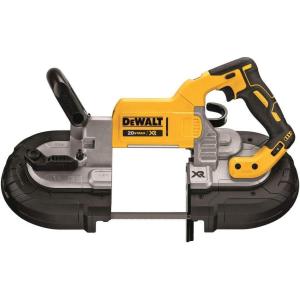 DEWALT 20V MAX Band Saw, 5″ Cutting Capacity, Integrated Hang Hooks, Portable, For Deep Cuts, Bare Tool Only (DCS374B)(Band Saw)