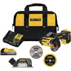 DEWALT 20V MAX Cordless Angle Grinder Kit, 3-in. (DCS438E1)