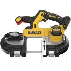 DEWALT 20V MAX XR Dual Trigger Bandsaw, Brushless Motor, Portable and Cordless, 3-3/8 Inch Cut Capacity, 5Ah Battery and Charger Included (DCS379P1)(Bare Tool Only)