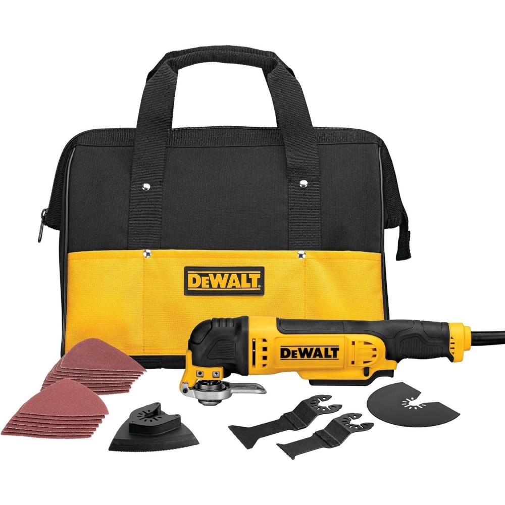 imageDEWALT DWE315SK Oscillating MultiTool Kit Yellow