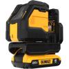 imageDEWALT 20V MAX Laser Level Kit Cross Line Laser Green DCLE34021D1