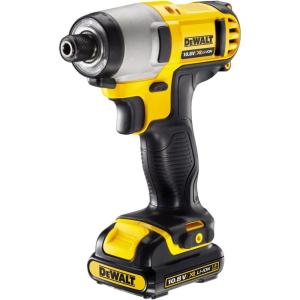 DEWALT 12V MAX Impact Driver, 1/4-Inch, with Battery and Charger Included (DCF815S2)