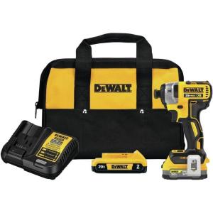 DEWALT 20V MAX Impact Driver, Cordless, 3-Speed, Battery and Charger Included (DCF845D1E1)