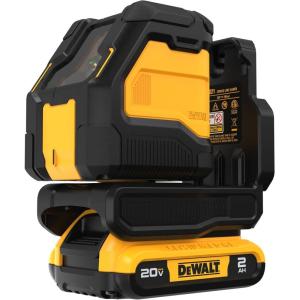DEWALT 20V MAX, Laser Level Kit, Cross Line Laser, Green (DCLE34021D1)
