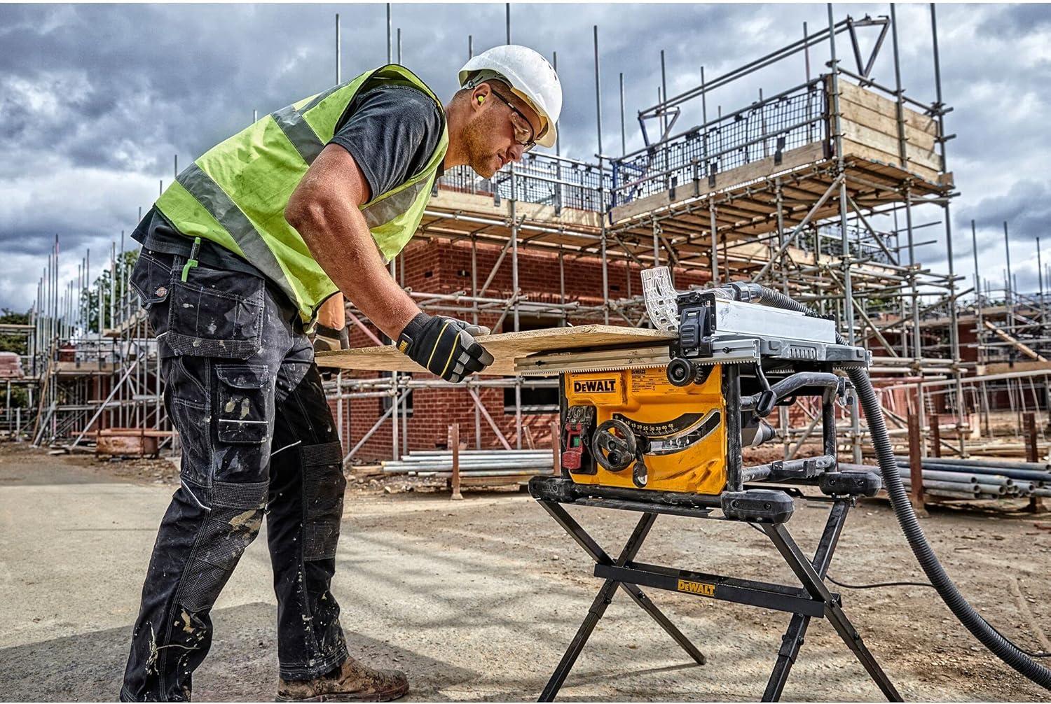imageDEWALT 15 Amp 814 in Compact Portable Jobsite Table Saw DWE7485814Inch Saw