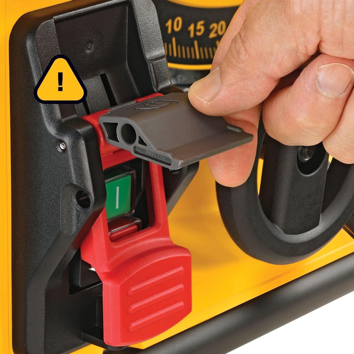 imageDEWALT 15 Amp 814 in Compact Portable Jobsite Table Saw DWE7485814Inch Saw