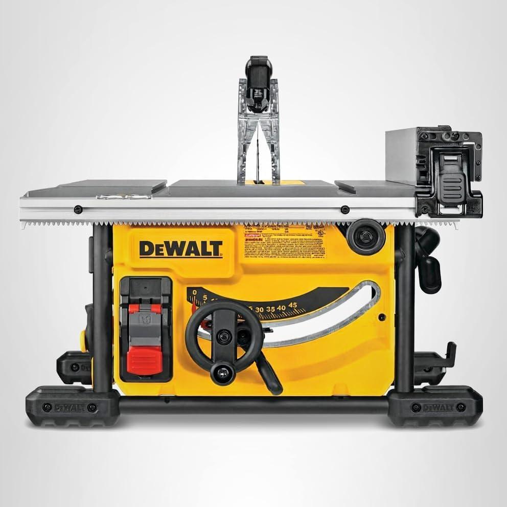 imageDEWALT 15 Amp 814 in Compact Portable Jobsite Table Saw DWE7485814Inch Saw
