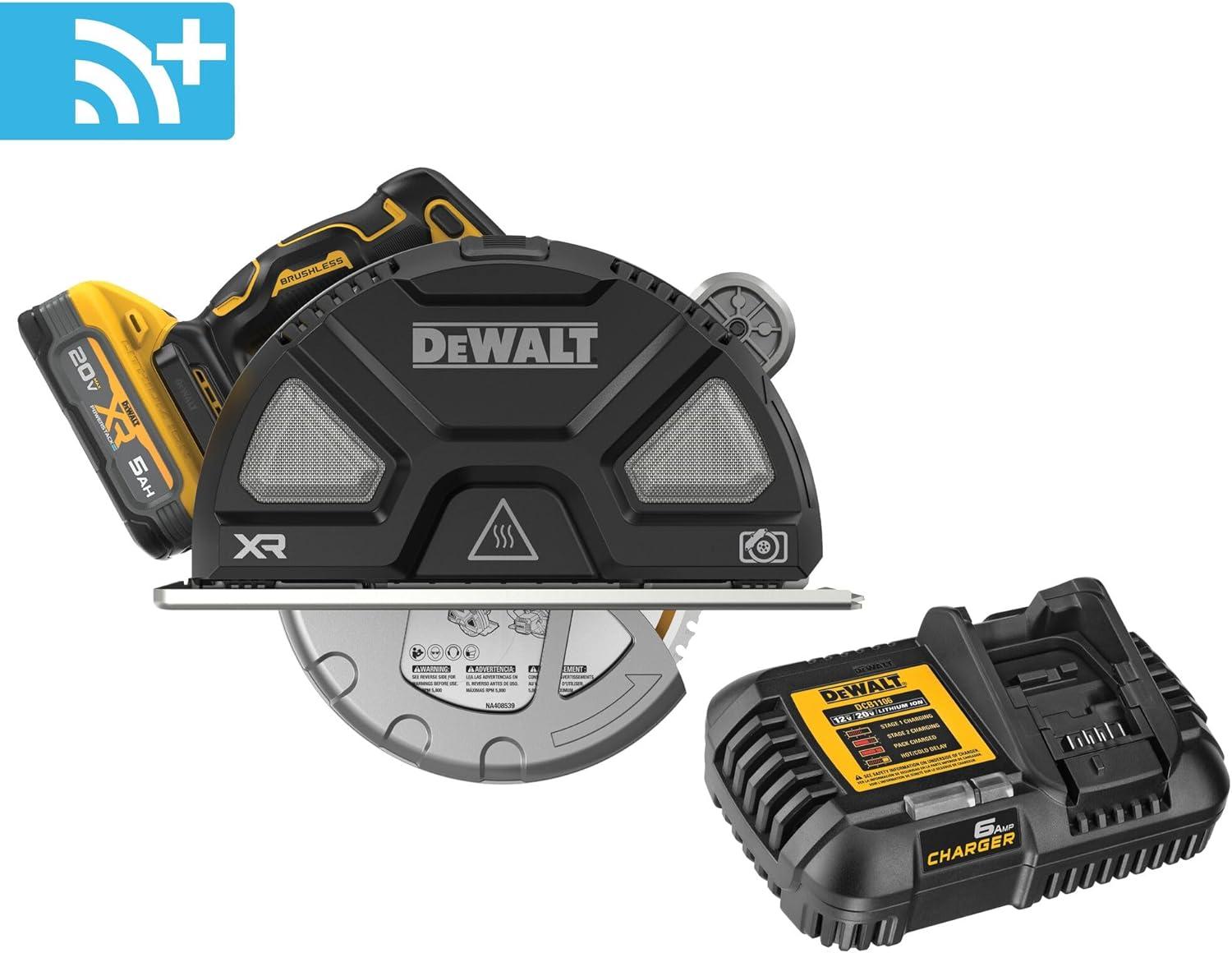 imageDEWALT DCS373B 20V Max Lithium Ion Metal Cutting Circular Saw Tool Only20V MAX XR Tool Kit