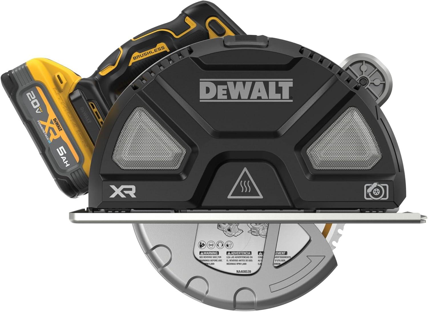 imageDEWALT DCS373B 20V Max Lithium Ion Metal Cutting Circular Saw Tool Only20V MAX XR Tool Kit