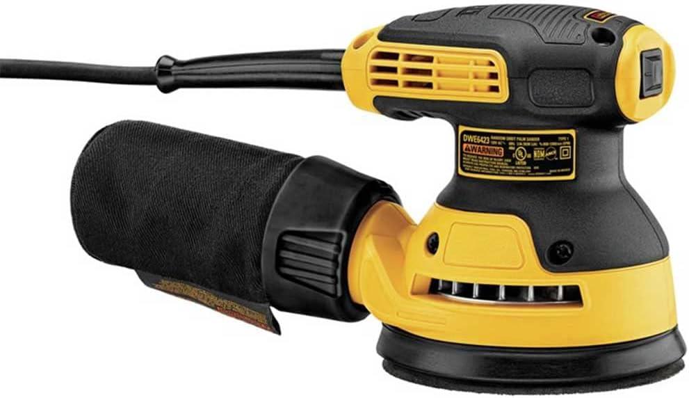 imageDEWALT Random Orbit Sander Variable Speed 5Inch DWE6423 Power Source Corded ElectricOrbit Sander
