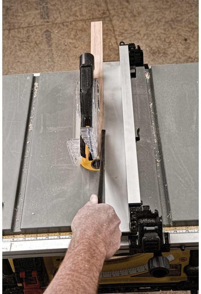 imageDEWALT Table Saw 10 Inch 15 Amp 32 Inch Rip Capacity Dust Collector Scissor Stand DWE7491X