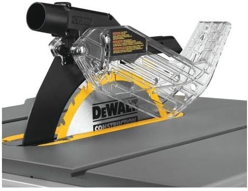 imageDEWALT Table Saw 10 Inch 15 Amp 32 Inch Rip Capacity Dust Collector Scissor Stand DWE7491X