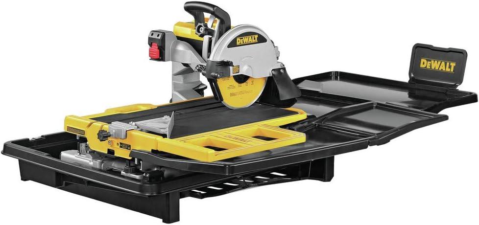 imageDEWALT Wet Tile Saw with Stand 10 Inch 15Amp 1220 MWO Corded D36000S10 Inch