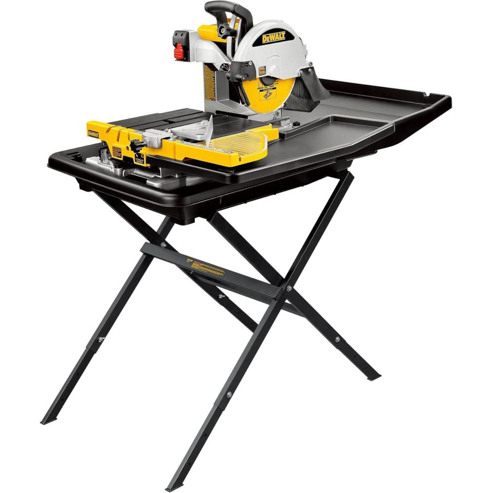 imageDEWALT Wet Tile Saw with Stand 10Inch Corded D24000SWet tile saw wstand