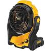 imageDEWALT 20V MAX Jobsite Fan Tool Only DCE512B 12x8x14 inches YellowBlack RenewedJobsite Fan NEW